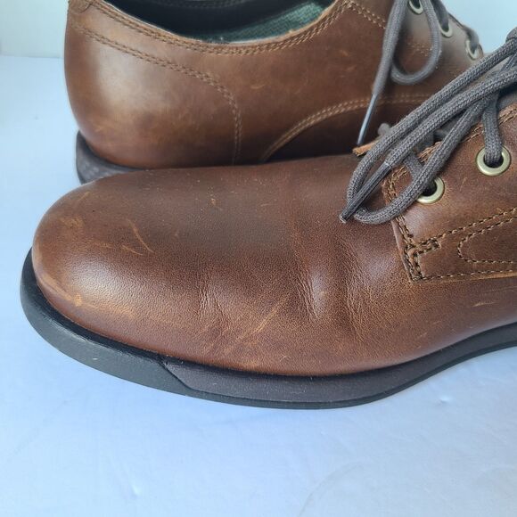 Timberland A1SNK Oxford Shoes Mens 9.5 Brown Leather Gore-Tex Waterproof Aerocor main image 11